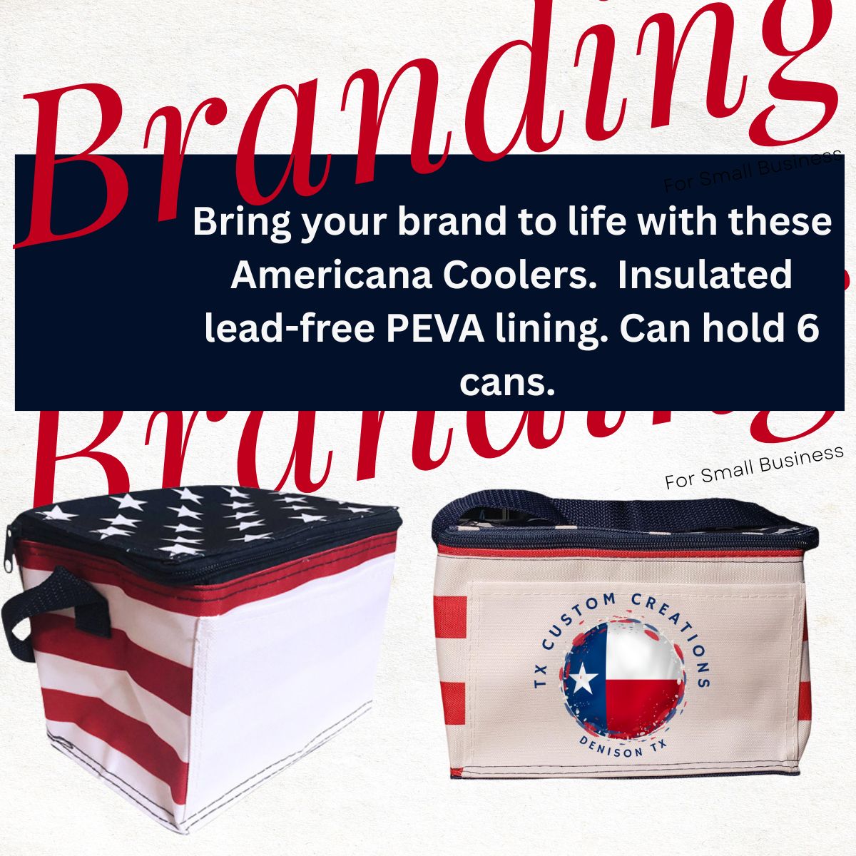 Custom Americana Cooler