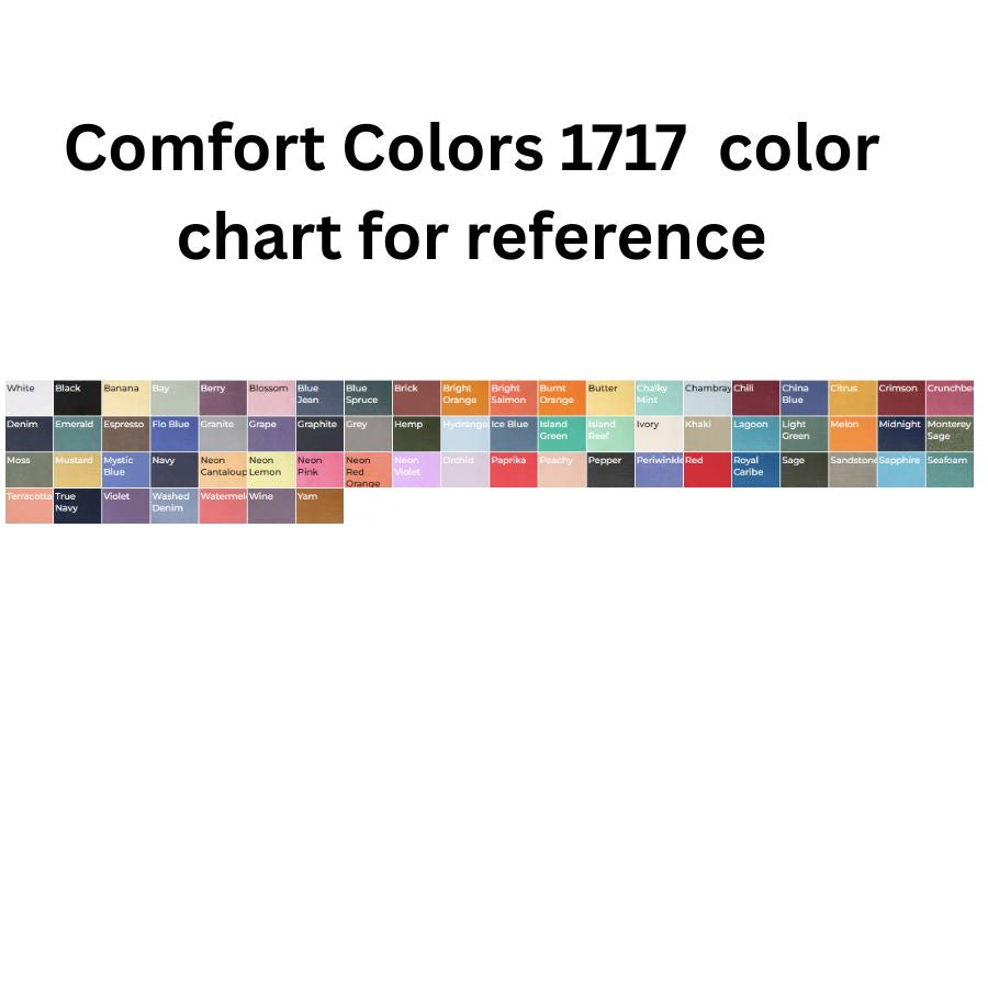 Comfort Colors Heavyweight Tshirt 1717