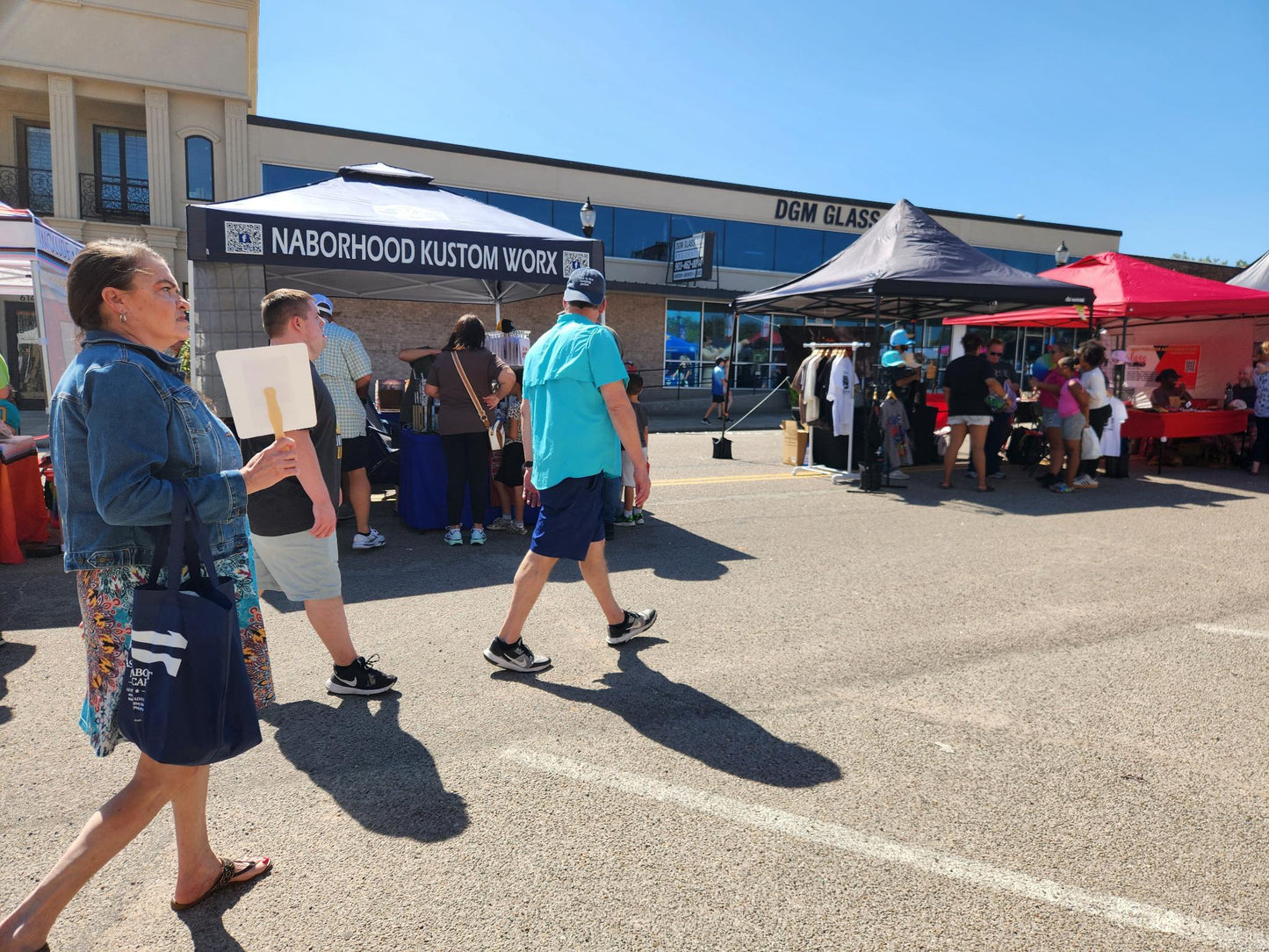 10x10 Solid Color Tent with logo and website