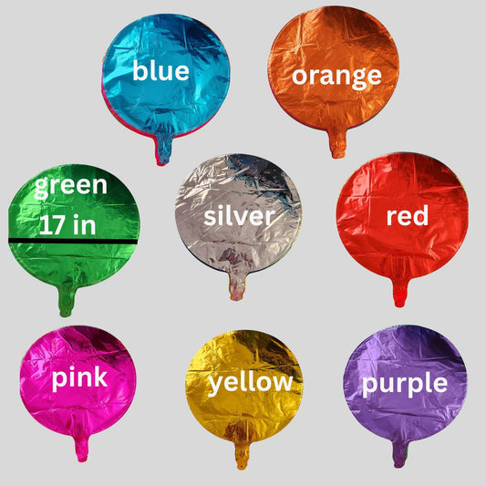 Blank 17 in Round Mylar Balloons