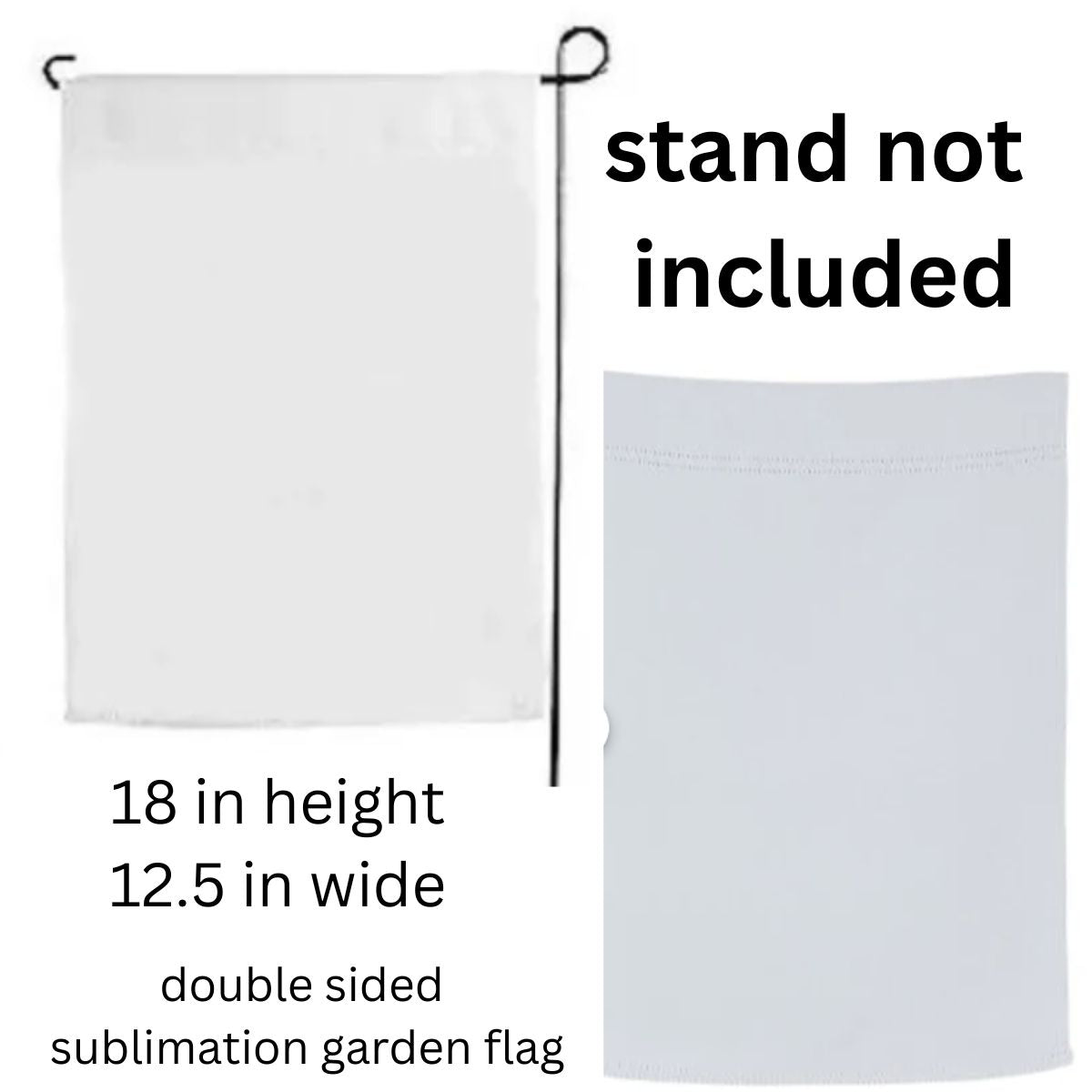 Blank Double Sided Sublimation Garden Flag