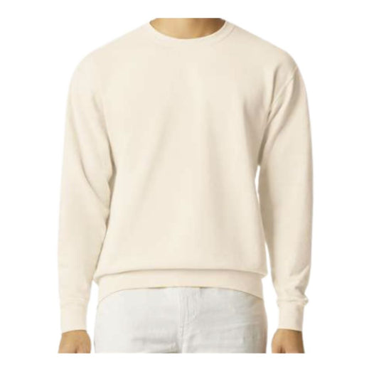Unisex Garment-Dyed Lightweight Fleece Crewneck Sweatshirt 1466