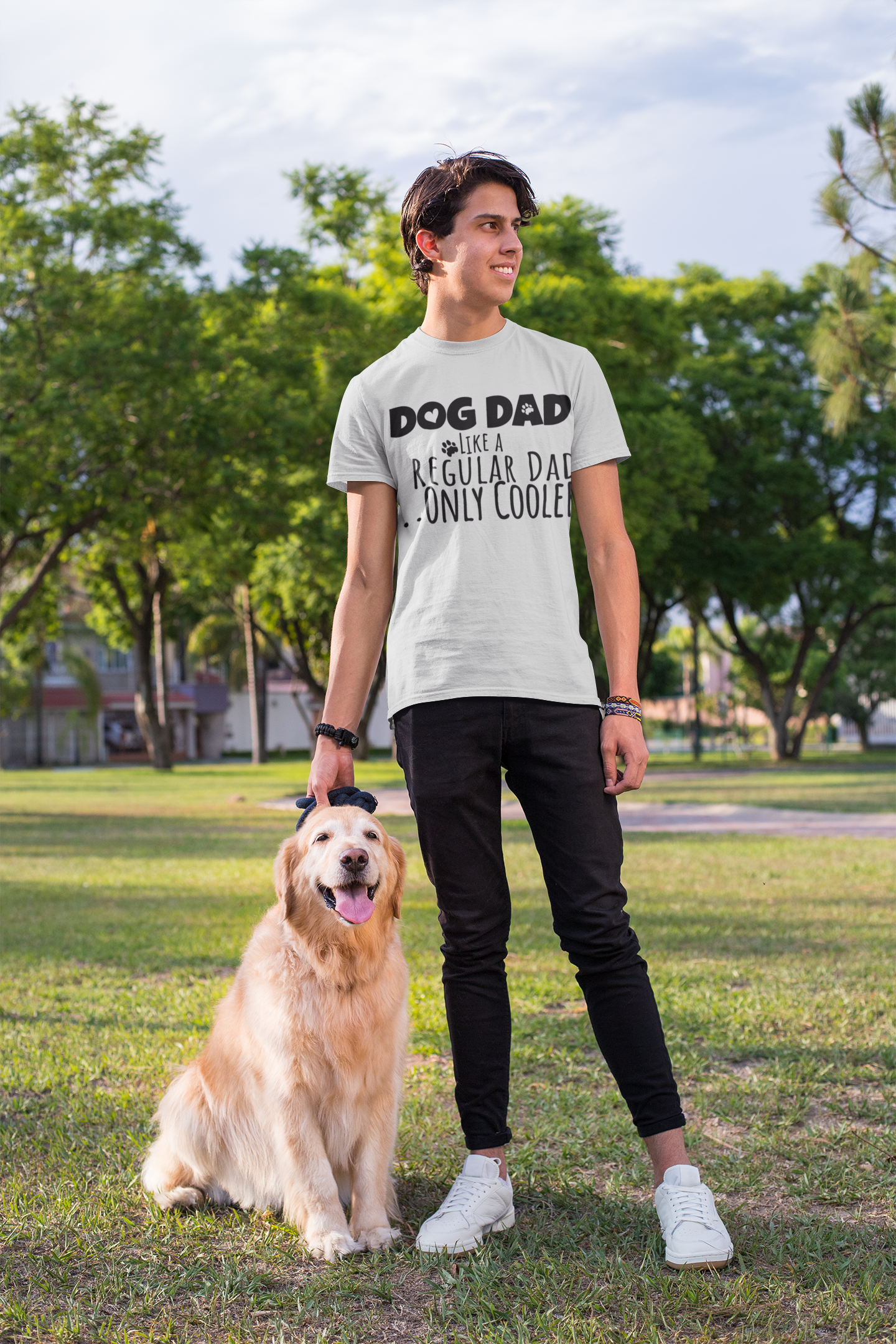 Dog Dad 22x24 Printed and Shipped