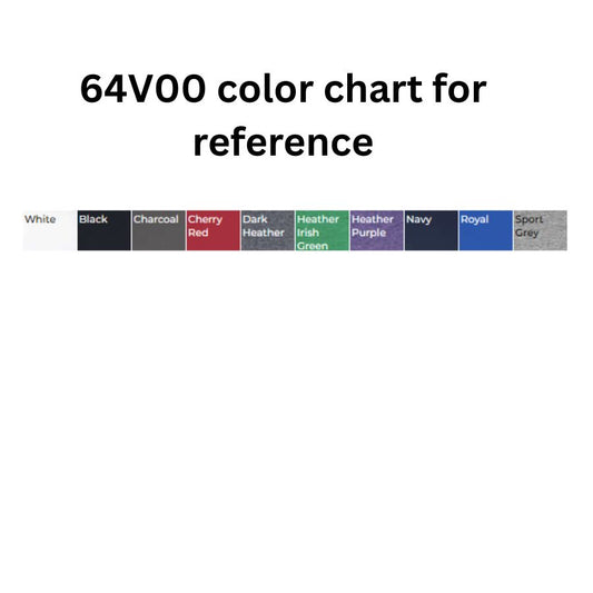 Gildan 64V00 Softstyle Blanks Short Sleeve V Neck