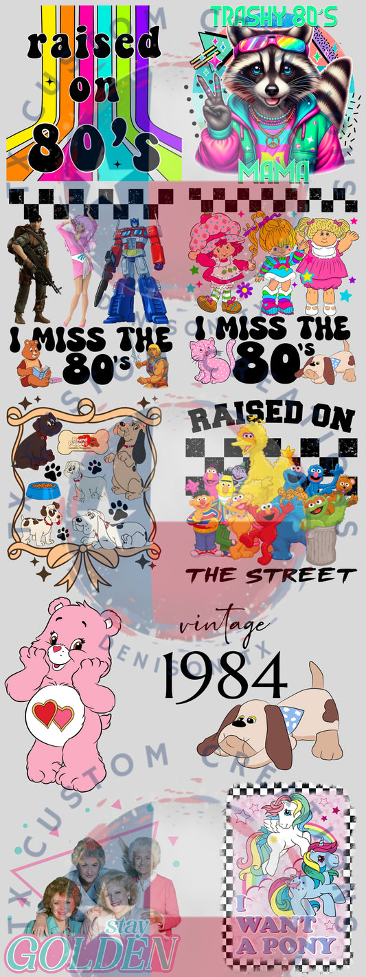 Grew up in the 80's