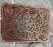 Acrylic Hat Patches