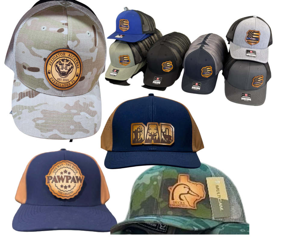 Hat with Leather Patch