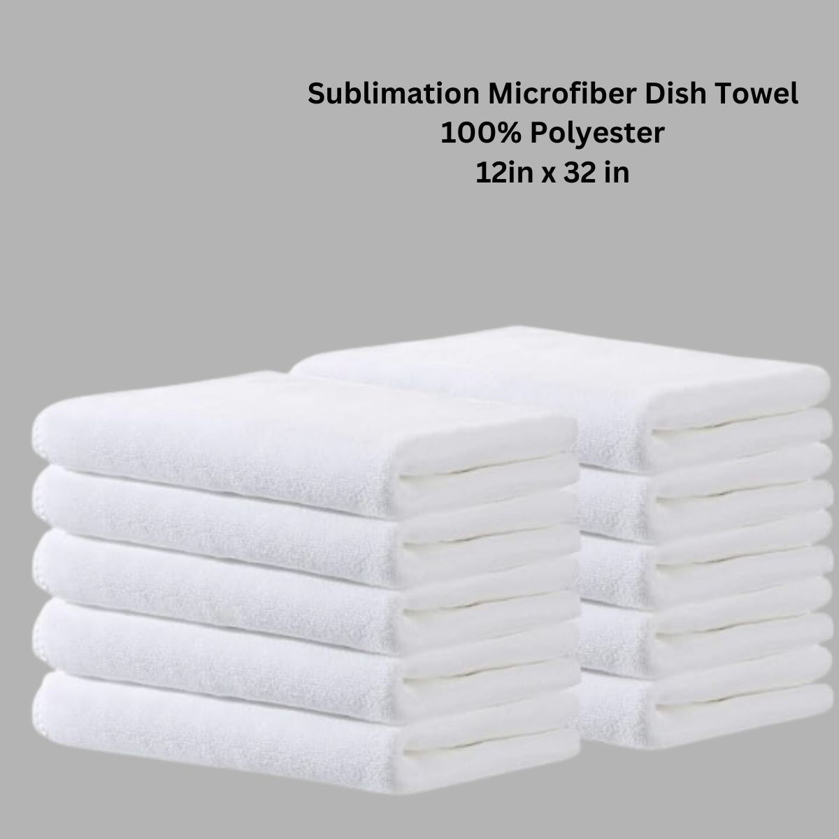 Blank Sublimation Microfiber Dish Towels