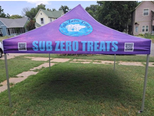 10x10 Branded Sublimated Full Color Pop Up Tent TOP ONLY!