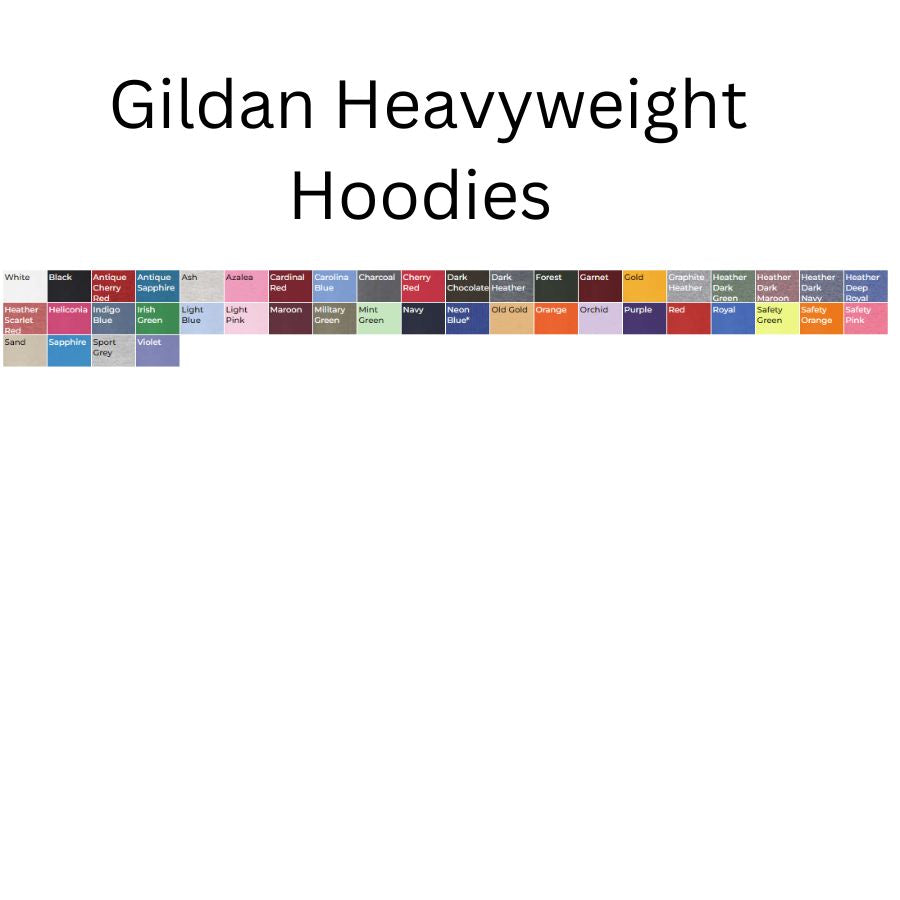 Gildan Unisex Heavy Blend Hooded Sweatshirt 18500