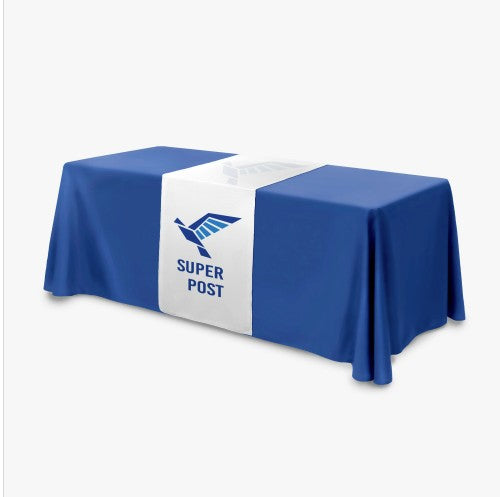 Sublimated Table Runner w/ Solid Table Cover