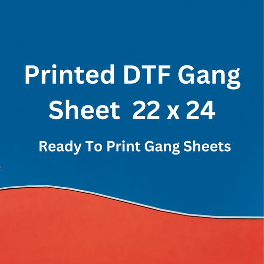 22x24 Gang Sheet Printed